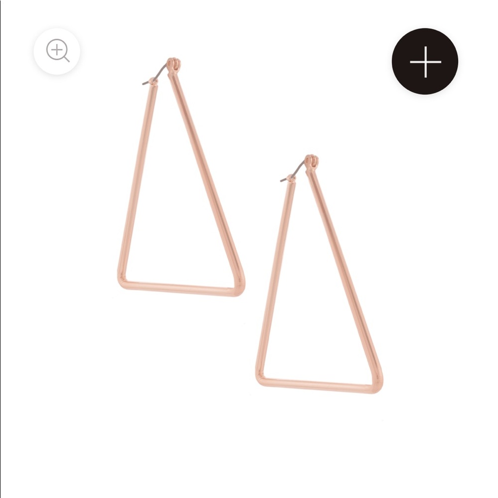 Uncommon James “Chemistry” Rose gold earrings